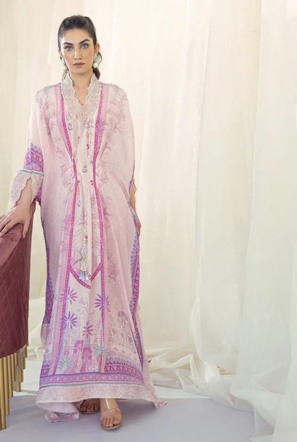 Daisy Blush Crepe | Kaftan