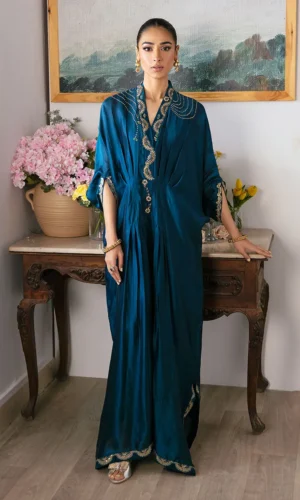 Nami Teal | Kaftan