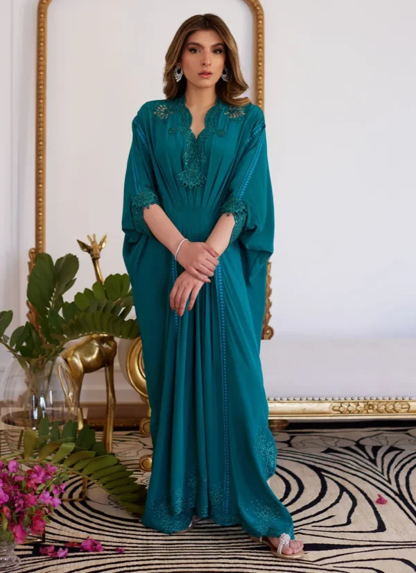 Emmeline Emerald Crepe | Kaftan