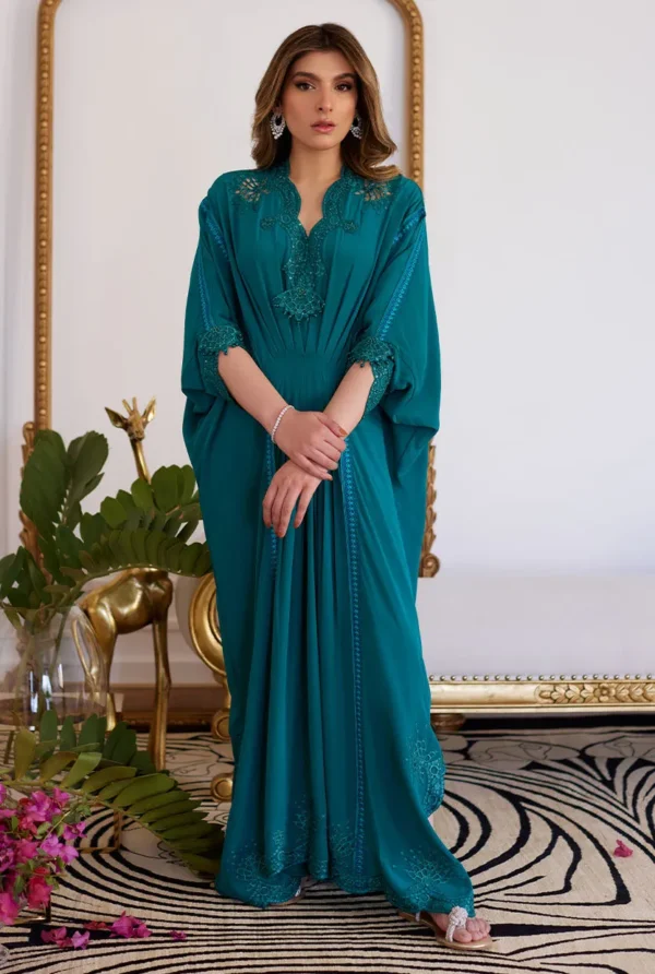 Emmeline Emerald Crepe | Kaftan