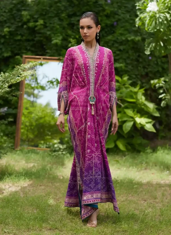 Zahli Magenta Ombre | Kaftan