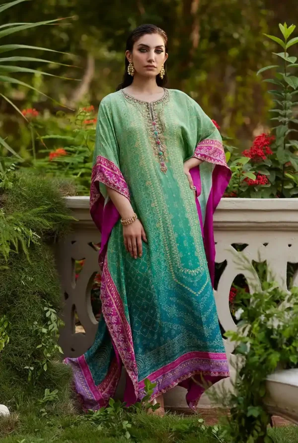 Persia Teal Ombre | Kaftan