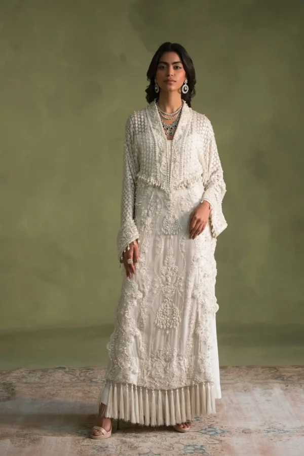 Pearl White Magic | Kaftan/قفطان/Caftan