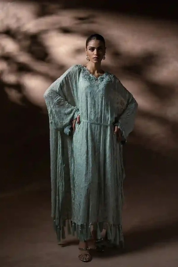 Aqua Tassel | Kaftan/قفطان/Caftan