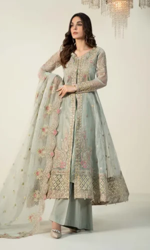 SF-W24-01 By Maria B Evening Wear