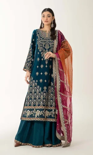 SF-W24-05 By Maria B Evening Wear