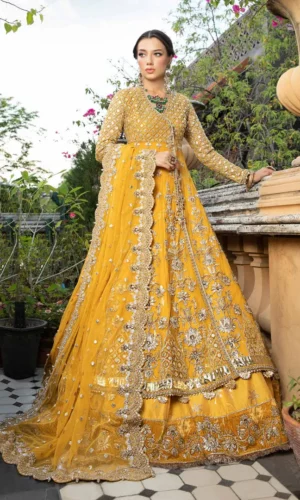 Maria B Couture Saree | Nura