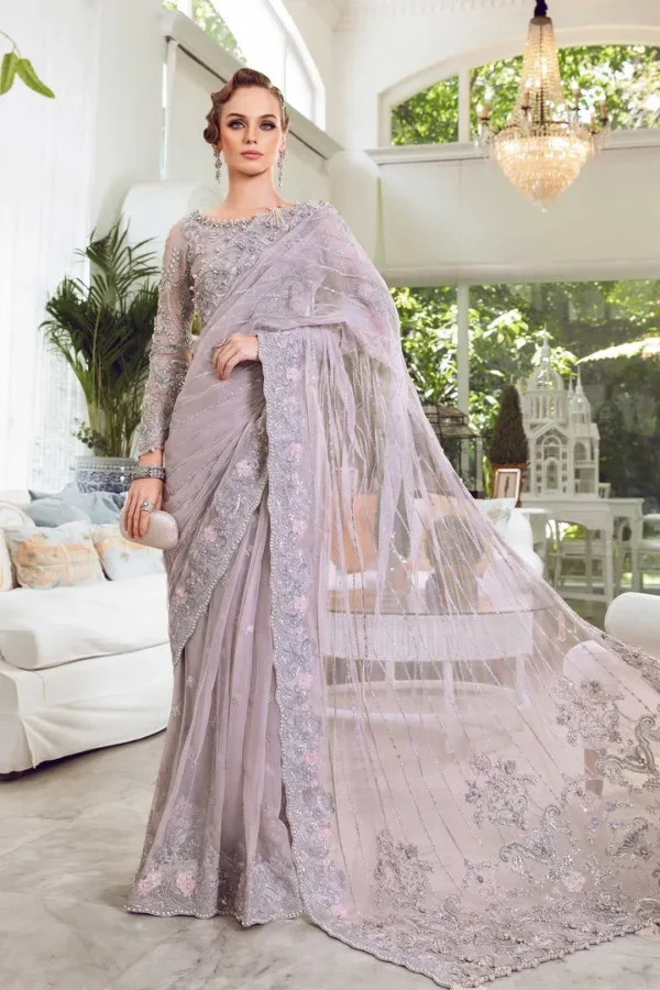 Maria B Couture Saree | Rozanne