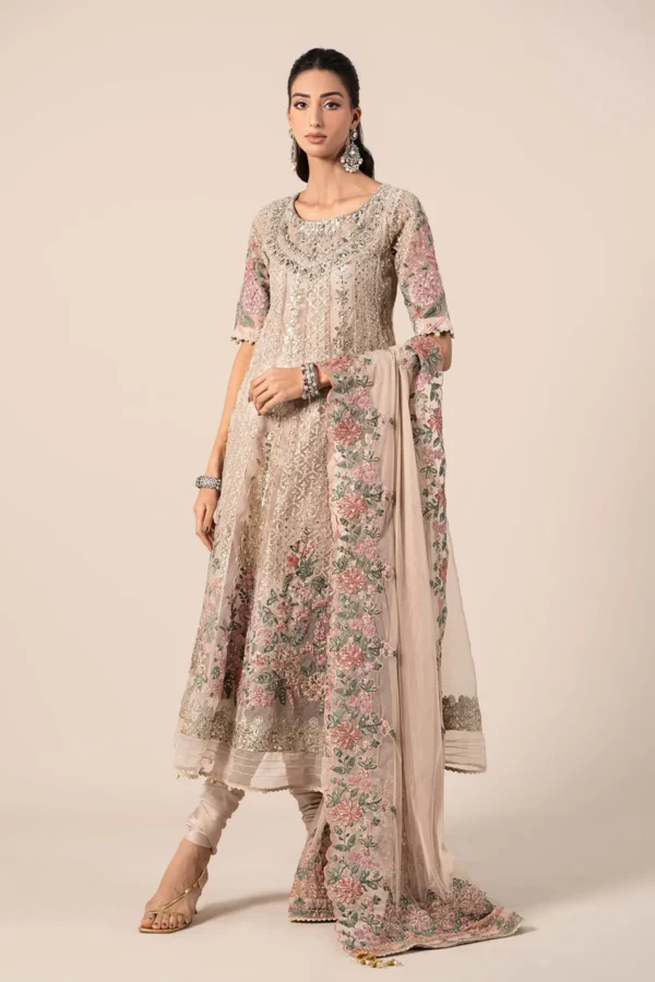 3 Piece Embroidered Organza Suit | SF-EF25-42