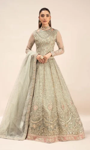 3 Piece Embroidered Organza Suit | SF-EF25-55