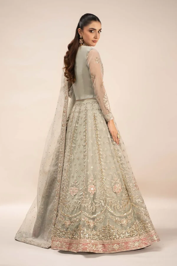 3 Piece Embroidered Organza Suit | SF-EF25-55