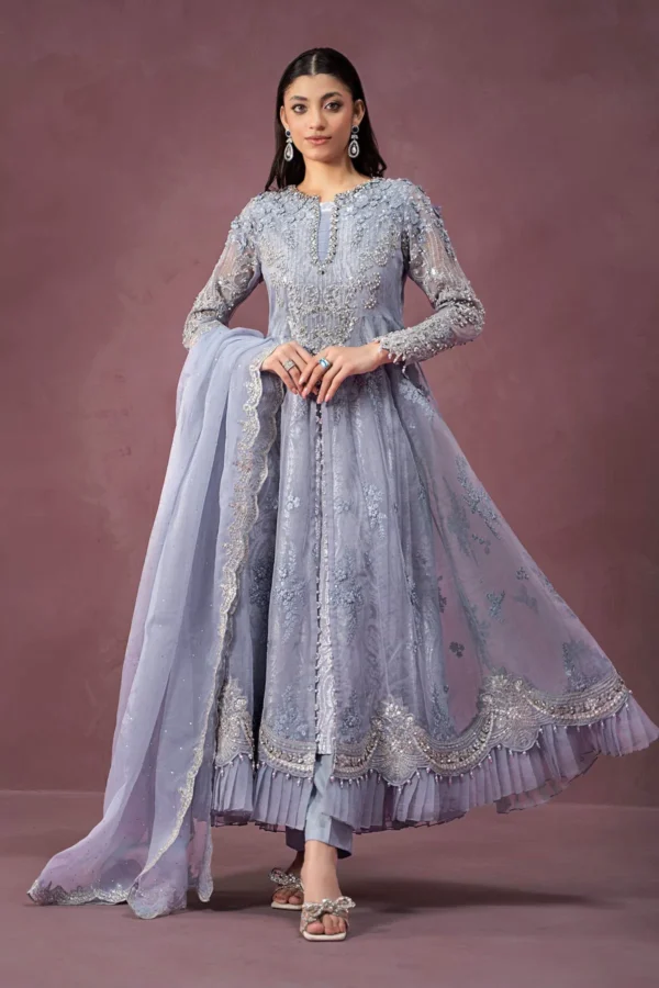 3 Piece Embroidered Organza Suit | SF-W24-10