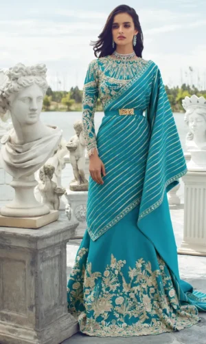 Draped Turquoise