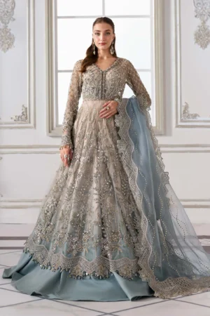 Maria B Embroidered Net Suit | BD-3002