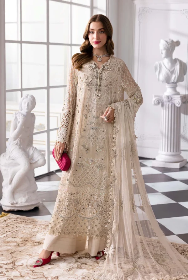 Maria B Embroidered Chiffon Suit | BD-3007
