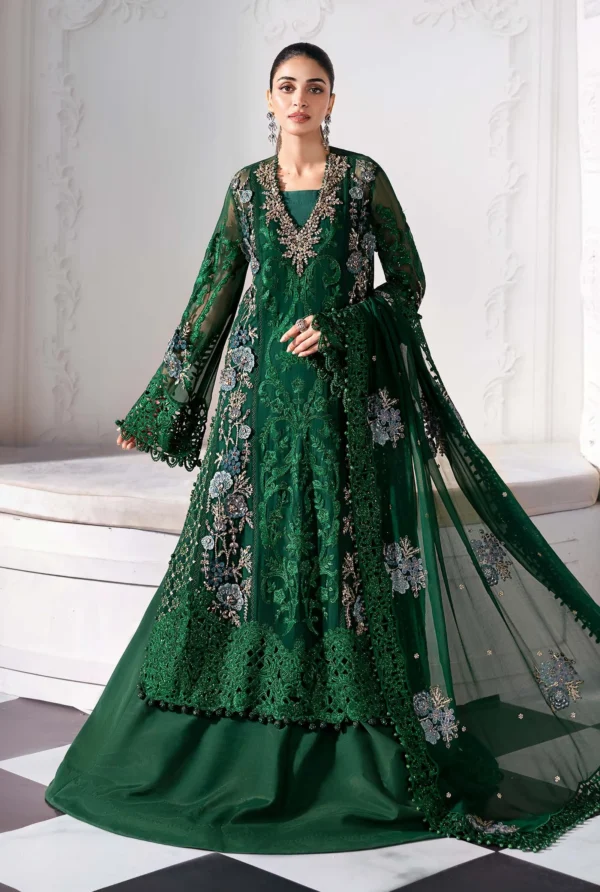 Maria B Embroidered Chiffon Suit | BD-3008
