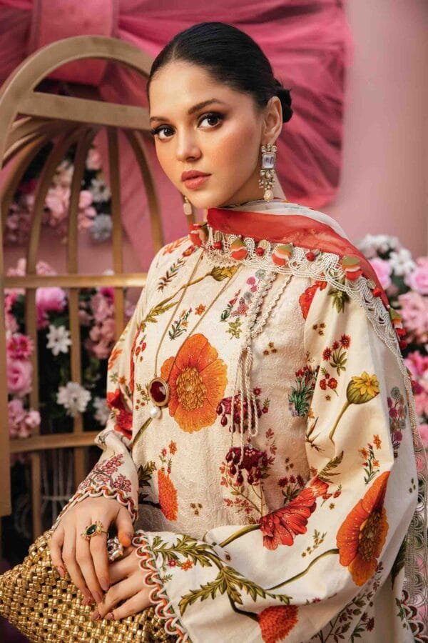 Maria B M Print | MPT-2607-A