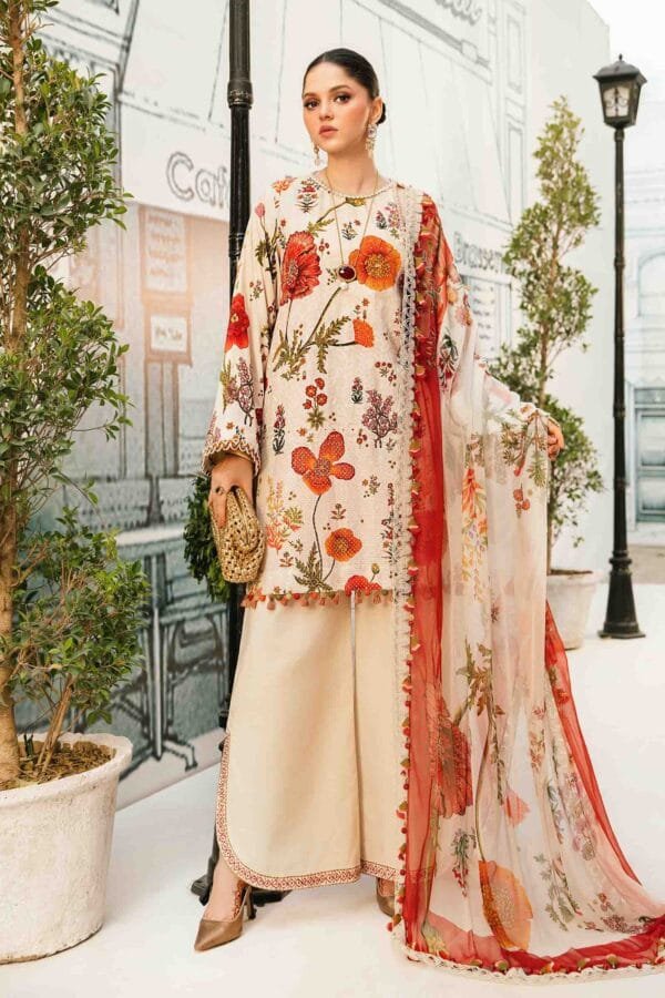 Maria B M Print | MPT-2607-A