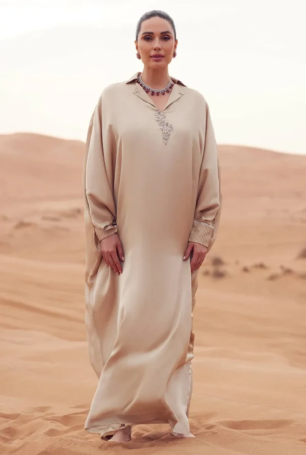 Zainab Salman Silk Solids 26 - Golden Haze