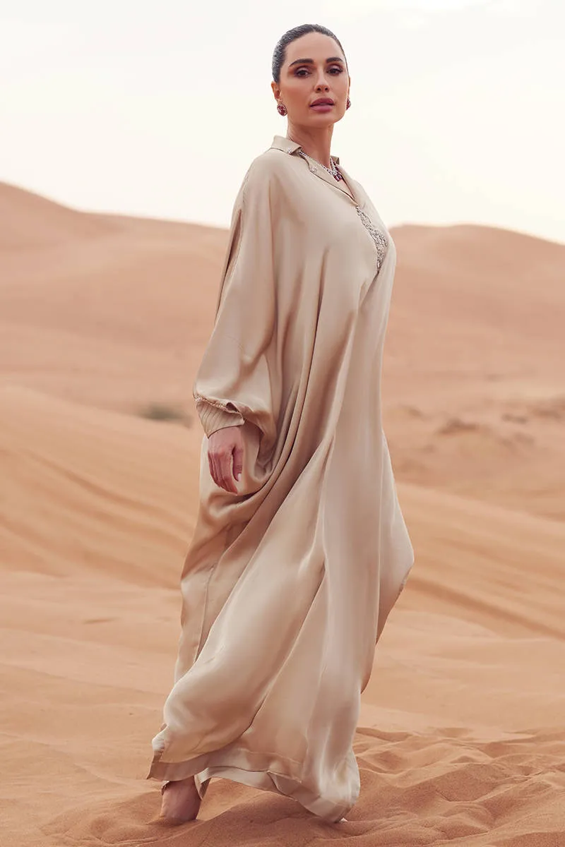 Zainab Salman Silk Solids 26 - Golden Haze