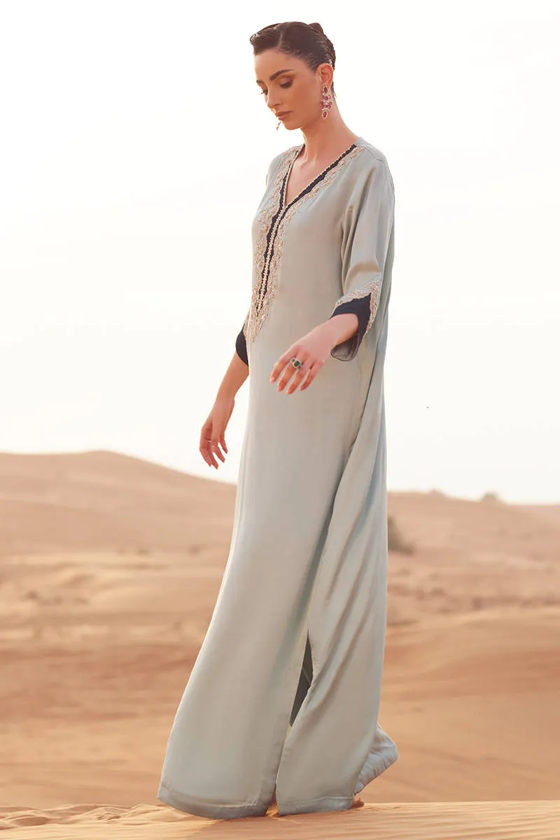 Zainab Salman Silk Solids 26 - Minty Bliss