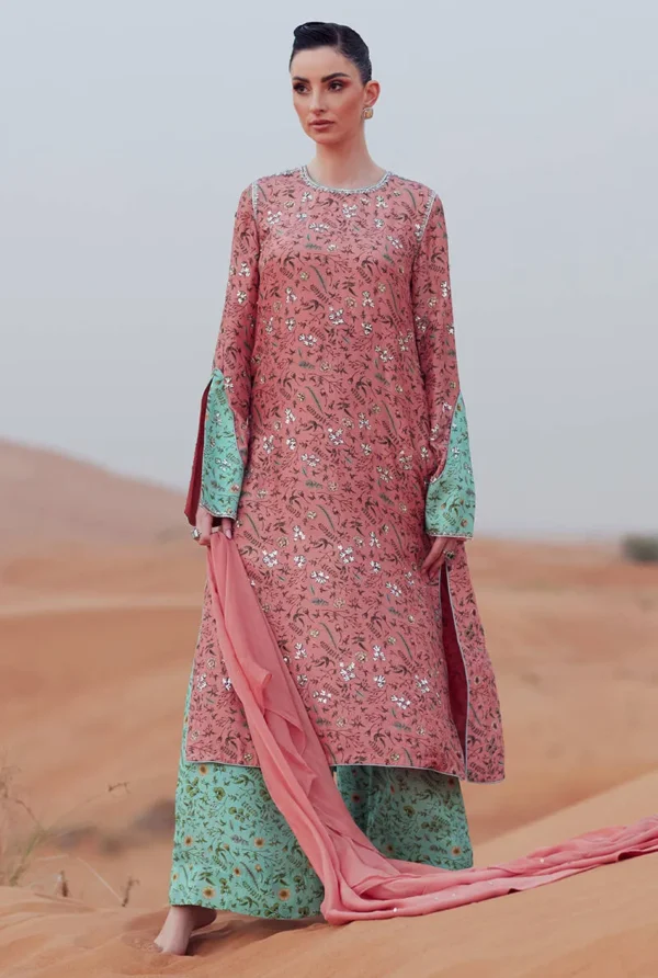 Zainab Salman Silk Solids 26 - Dewy Blush