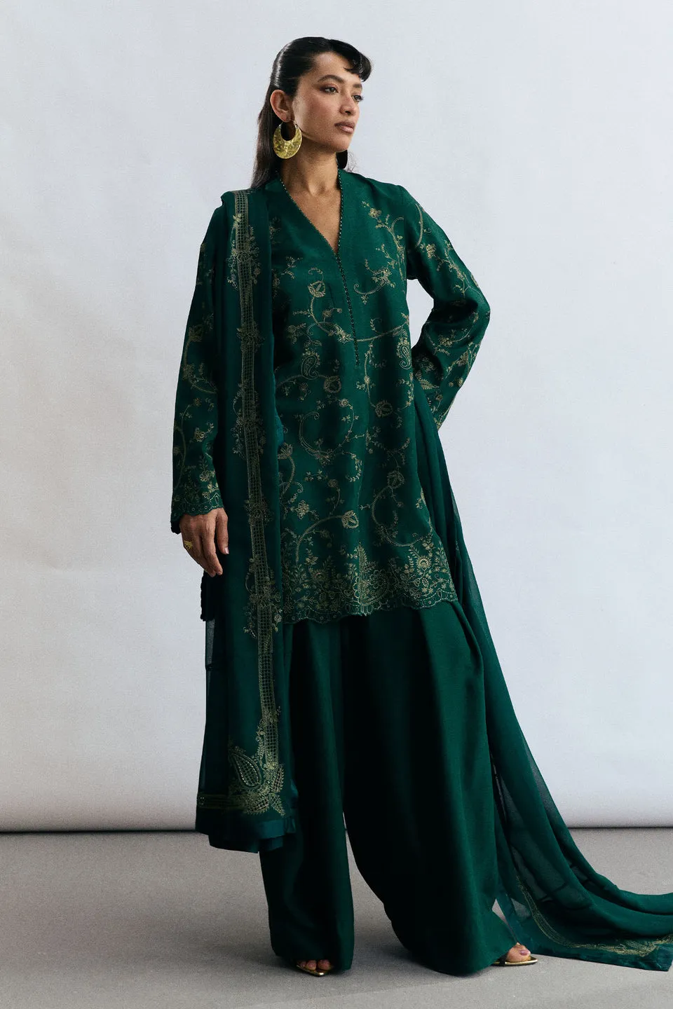 Zara Shahjahan Festive 26 - Zamurrad