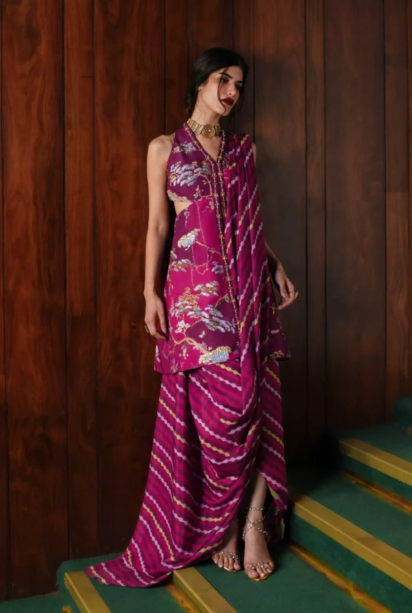 Crimson Eid Prints - Dilruba - Plum
