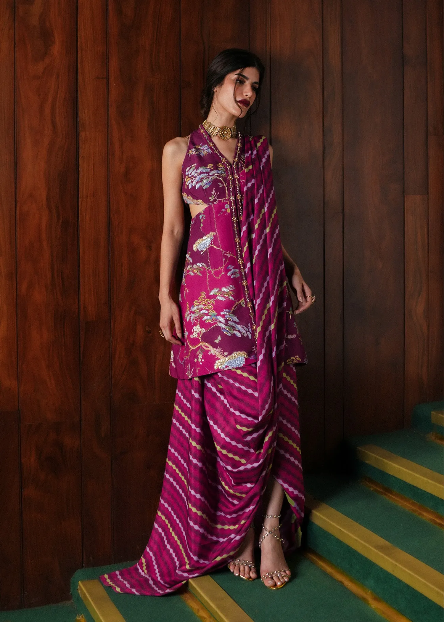 Crimson Eid Prints - Dilruba - Plum